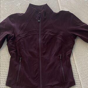lululemon athletica Deep Plum Bomber Jacket